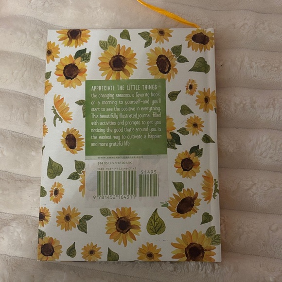 Sunflower Patterned Journal - Picture 2 of 3